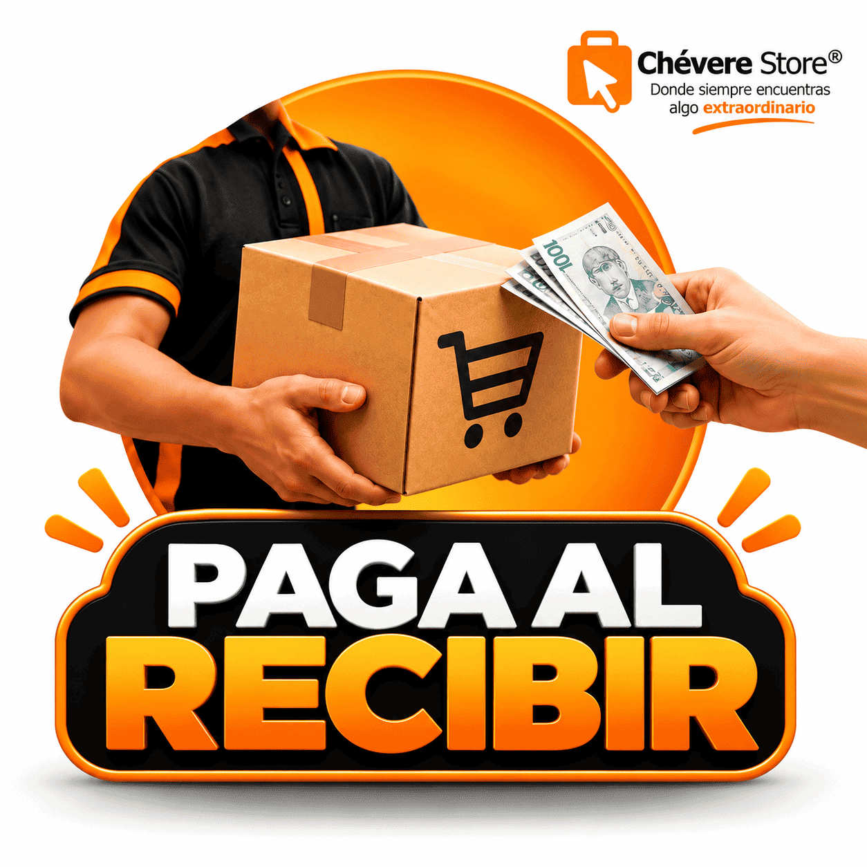 Pago contra entrega en Chévere Store